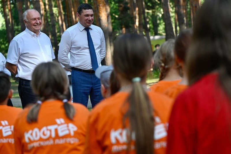 В ДОЛ «Костёр» состоялось торжественное открытие четвертой летней смены